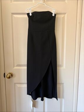 Abercrombie & Fitch strapless midi dress